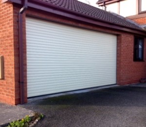 Image of Aluroll double roller in White RAL 9010 fitted by us in February