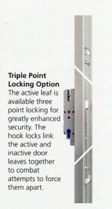This is a close up of a Carteck triple point locking upgrade