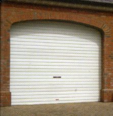 Picture of Cardale Steel-line roller garage door in white