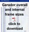 frame sizes