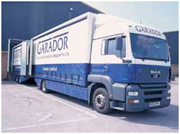 Garador delivery lorry