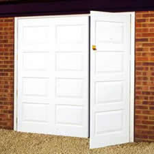 Wessex Edwardian in gloss white, side hinged with white steel fixing frame