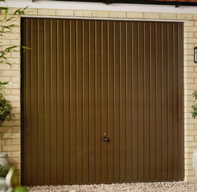 Garador Carlton door in terra brown