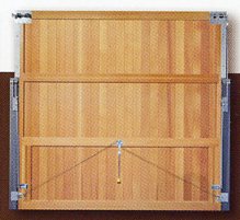 Photo of a rear view of the solid built Woodrite door with solid timber door chassis. 