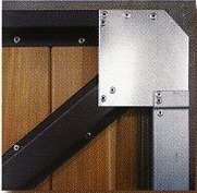 Picture showing detail of steel Woodrite doors super-chassis