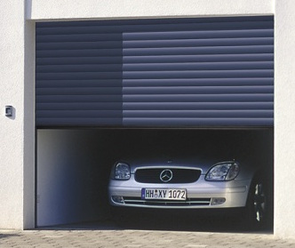 Hormann Rollmatic Roller Door front view.