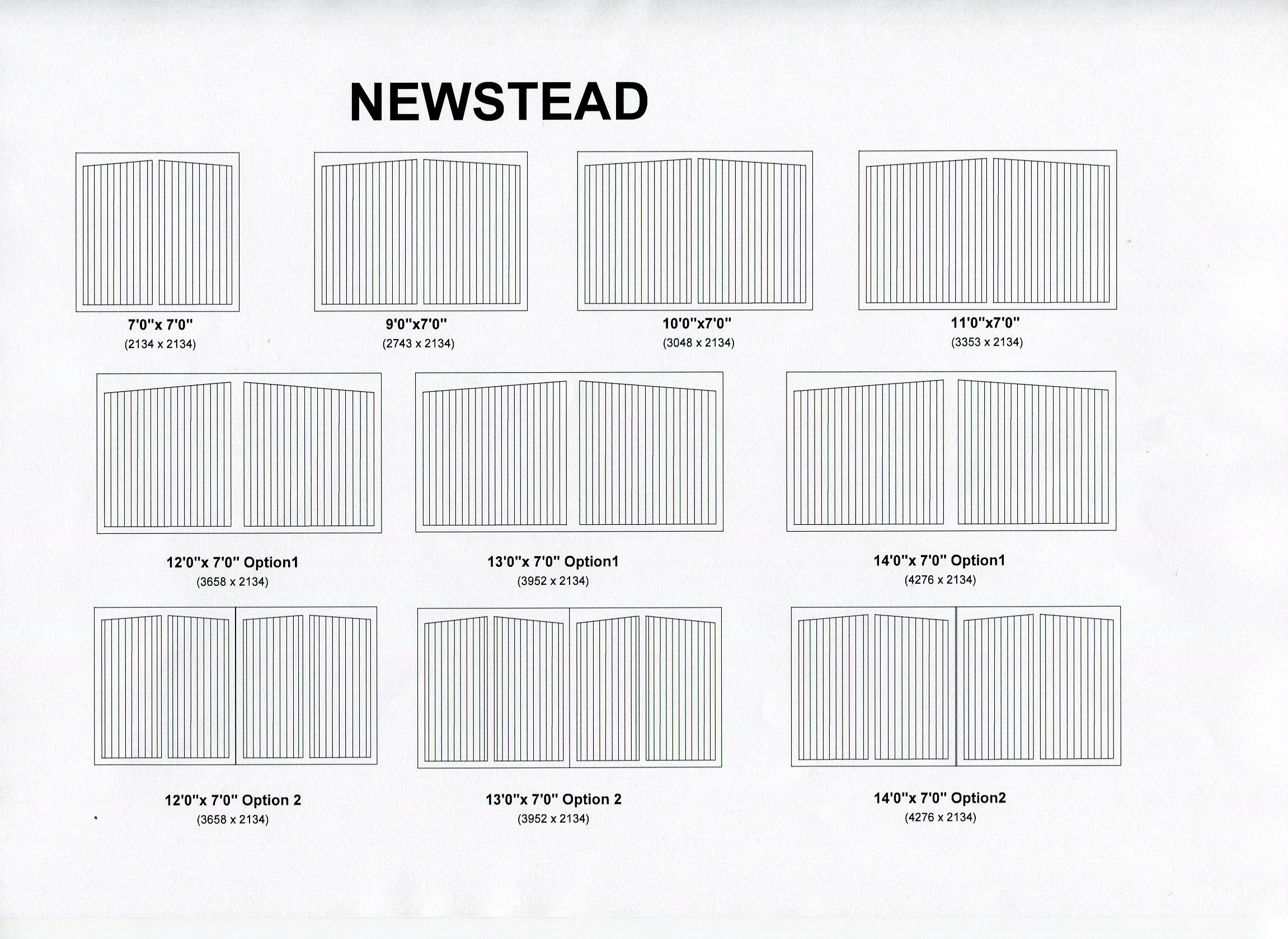 Cedar Door Newstead design options