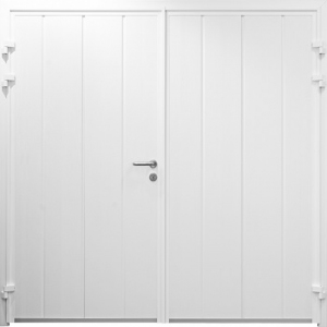 Carteck Vertical-Rib Insulated Side-Hinged garage doors