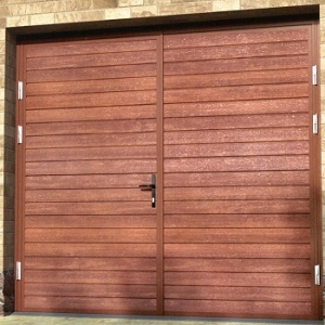 Ryterna Horizontal Rib Insulated Side-Hinged garage doors