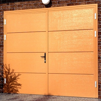 Ryterna Horizontal Flush Insulated Side-Hinged garage doors