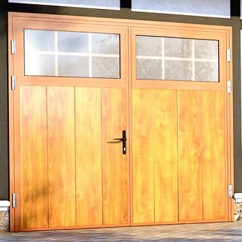 Ryterna Traditional Glazed Insulated Side-Hinged garage doors