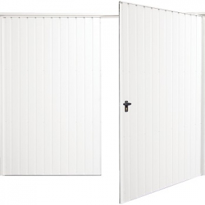 Fort Vertical Standard Rib Steel Side-Hinged garage doors