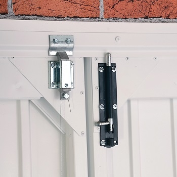 Doors come with cable latches and shoot bolt security as standard