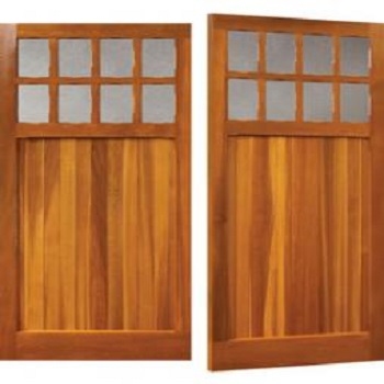Woodrite Bierton Cedar Side-Hinged garage doors
