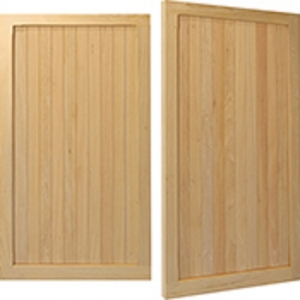 Woodrite Warwick Kenilworth Idigbo Side-Hinged garage doors