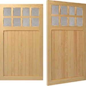 Woodrite Warwick Brandon Idigbo Side-hinged garage doors