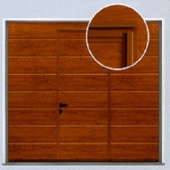 Decograin wicket doors can be supplied with the frame painted to match