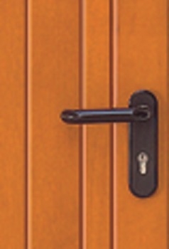 Black lever handle, as standard