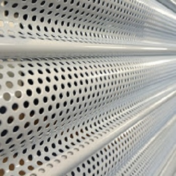 Close Up of Perforated Slat