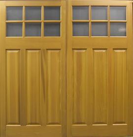 Cedar Door Middleton Side-Hinged garage doors