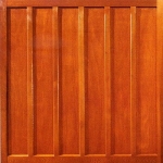 Heavy wooden door