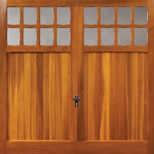 Fort Bamburgh Cedarwood Timber Garage Door