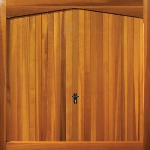 Fort Sheringham Cedarwood Timber Garage Door
