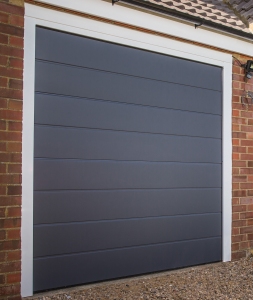 SWS SeceuroGlide Centre Ribbed Insulated Sectional Garage Door