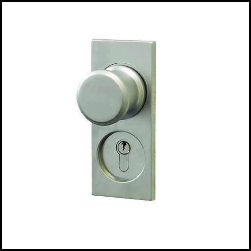Silver handle for manual garage door