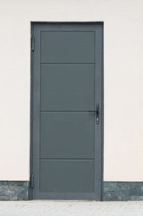 Wisniowski DoorPro 45 L Ribbed Insulated Side-Hinged