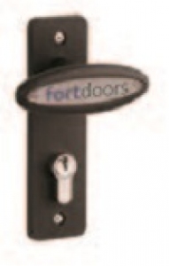 Black lock handle as standard