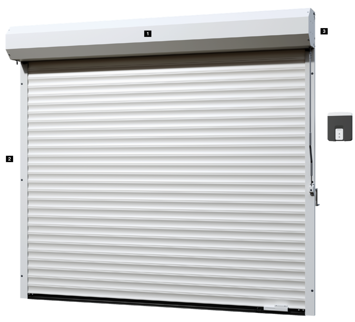 Rear of Rollmatic T door 