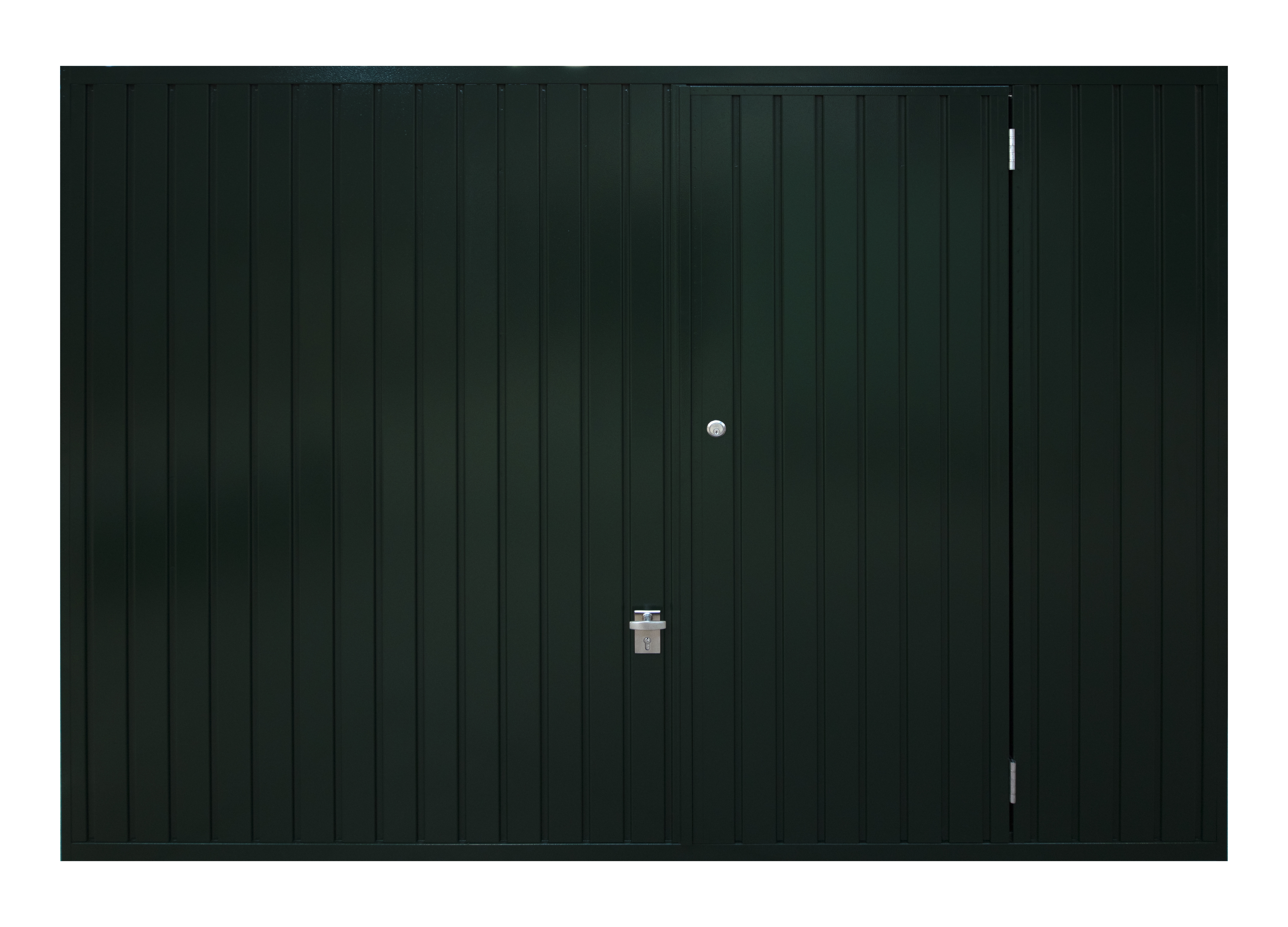 Select Rivington Wicket Door in Fir Green with Stainless Steel Handle